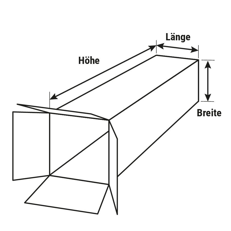 Flaschenverpackung Eco-Line, DHL-zertifiziert