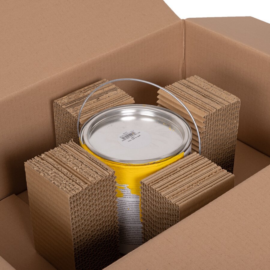 Packelemente aus Papier f�r Polsterung & Fixierung