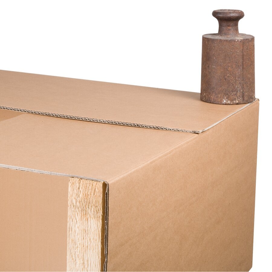 Der Palettenaufsatz hat eine hohe Kanten und Stapelfestigkeit