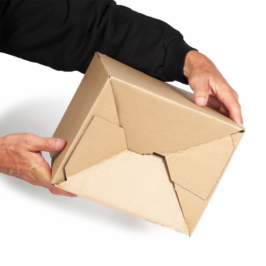 Hier ist der Boden des Automatik Kartons zu sehen