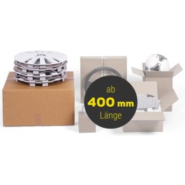 Quadratische Kartons aus Wellpappe ab 400 mm