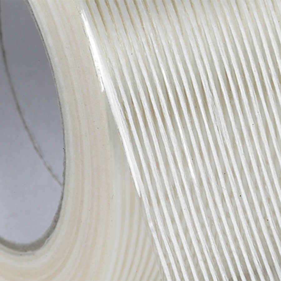 Durch die Glasfaserverstrkung ist das Klebeband extrem reifest