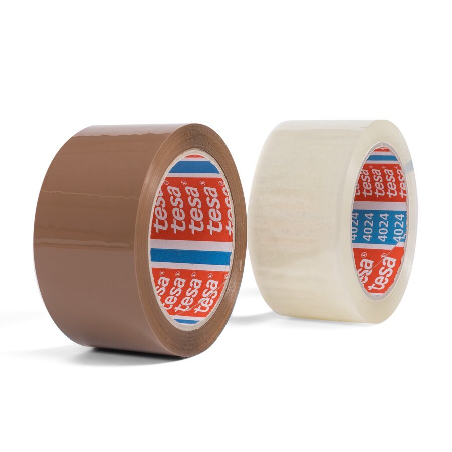 Das tesa 4024 sorgt mit seinem High-Tack Kleber fr dauerhaft zuverlssigen Kartonverschluss