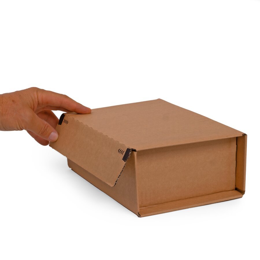 MIt einem Handgriff sicher verklebt