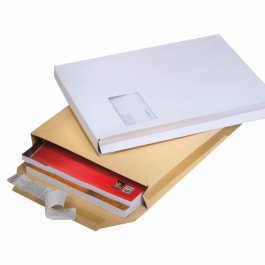 Kartonversandtaschen mit Seitenfalte