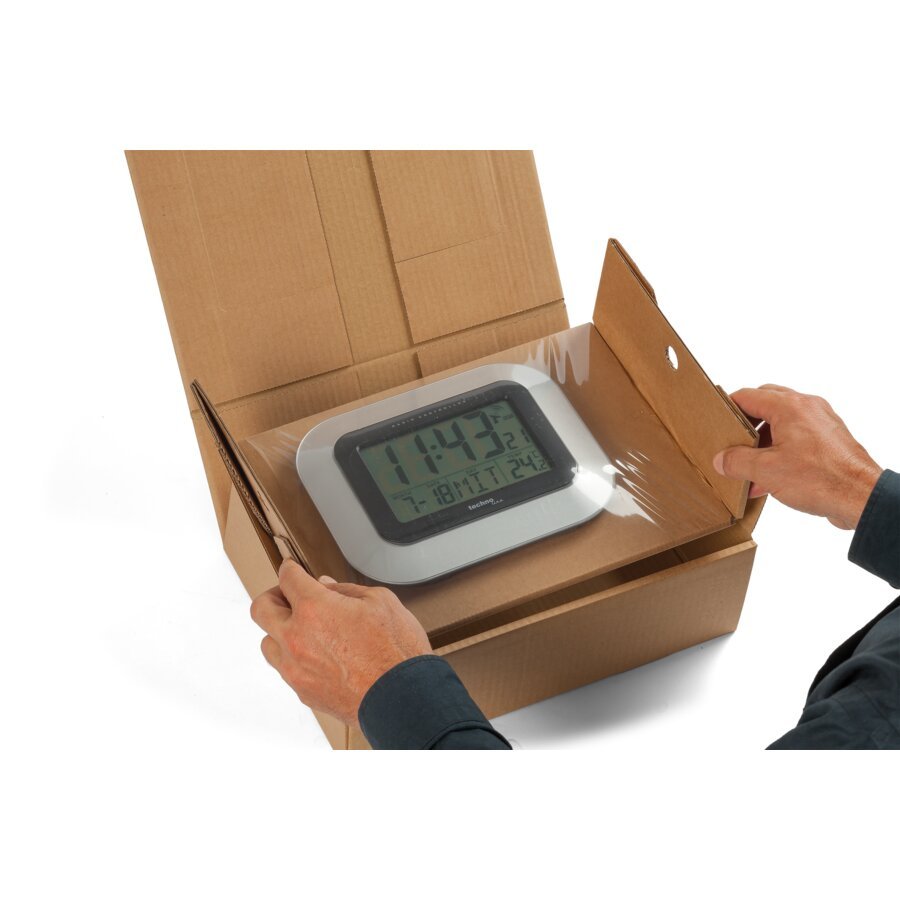 ... und das Element in den Karton legen.