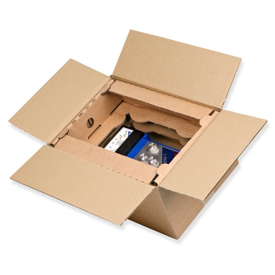 ...und wird somit frei schwebend versendet