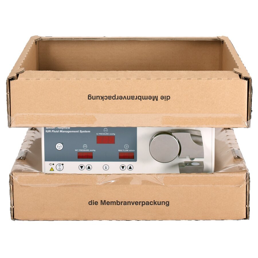 Hchster Schutz: Packgut schwebt frei zwischen den Membranen