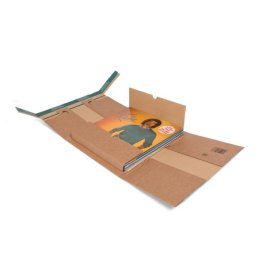 Buchverpackung mit Sicherheitsverschluss Buchverpackung mit Sicherheitsverschluss