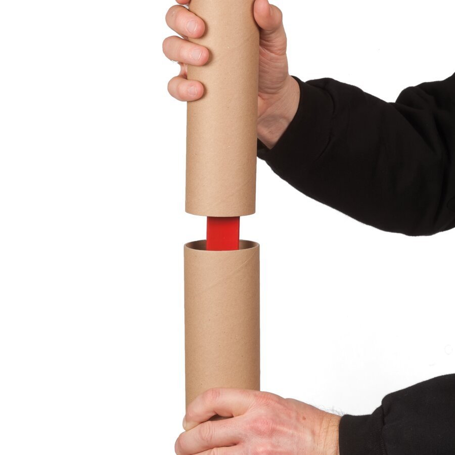 Versandrohre einfach ineinander stecken