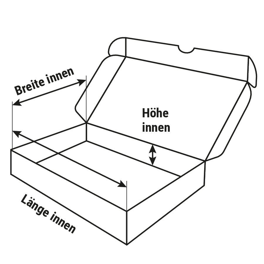 Kartonversandtaschen mit Steckverschluss