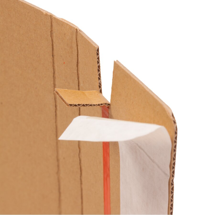 Der praktische Selbstklebeverschluss und die Aufreiperforation erleichtern die Handhabung