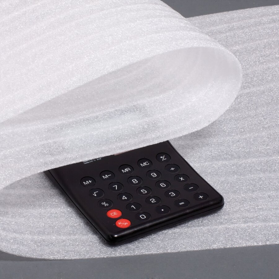 Das Material ist weich, sehr flexibel und schmiegt sich optimal an Ihr Packgut an