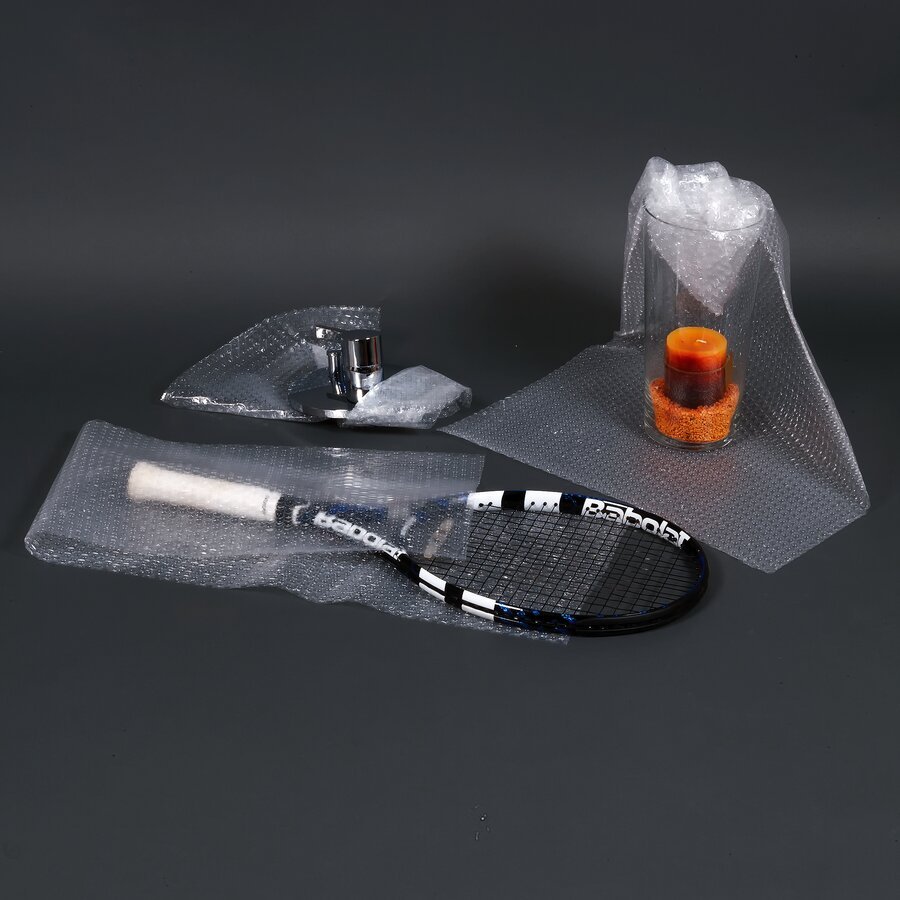 Luftpolsterfolie 2-lagig fr leichte bis mittelschwere Gter