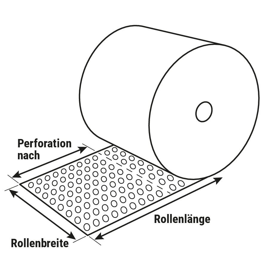 Luftpolsterfolie, fr schwere Packgter