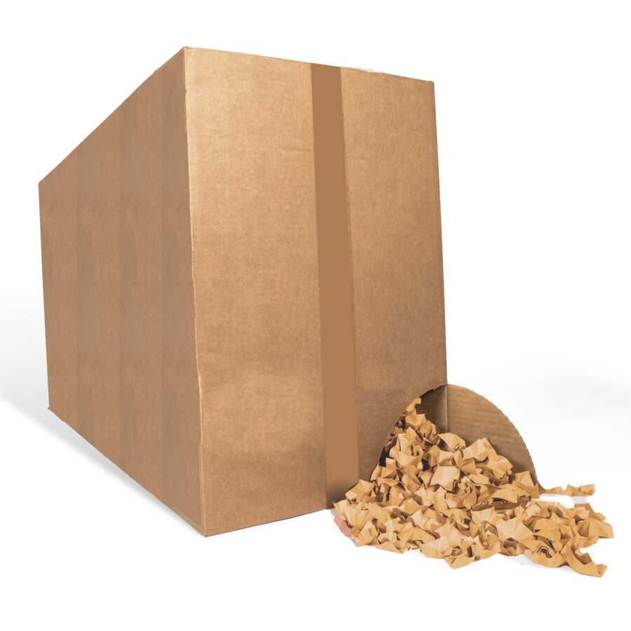 Angeliefert werden die Schnipsel im praktischen Spendekarton mit einem Volumen von 240 Litern pro Box Angeliefert werden die Schnipsel im praktischen Spendekarton mit einem Volumen von 240 Litern pro Box