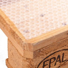 Zwischenlage aus Luftpolsterfolie für Paletten Zwischenlage aus Luftpolsterfolie für Paletten