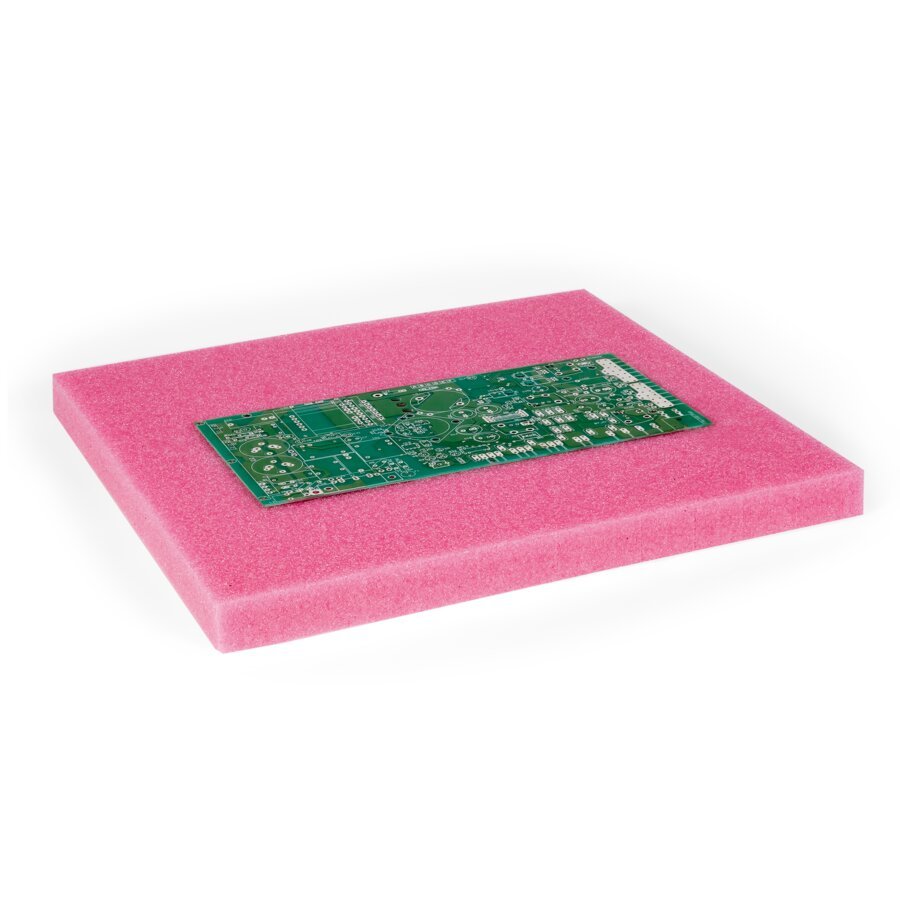 Antistatische Ausfhrung fr Elektronik-Bauteile