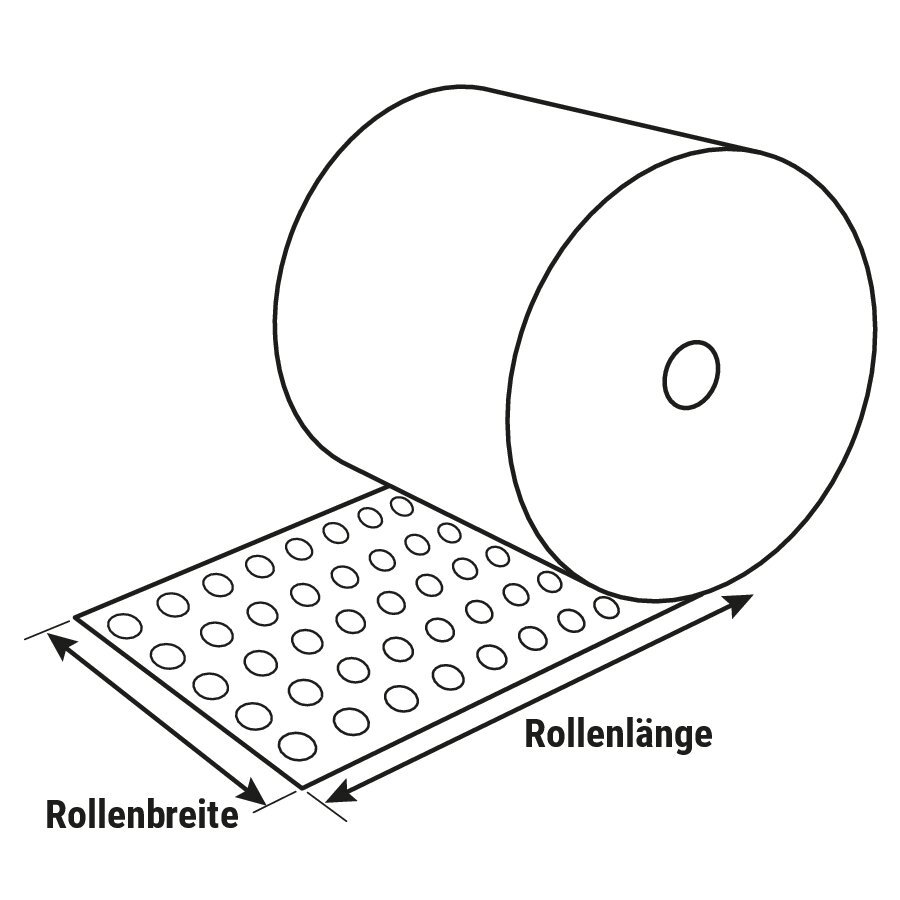 Luftpolsterfolie, großnoppig Luftpolsterfolie, großnoppig