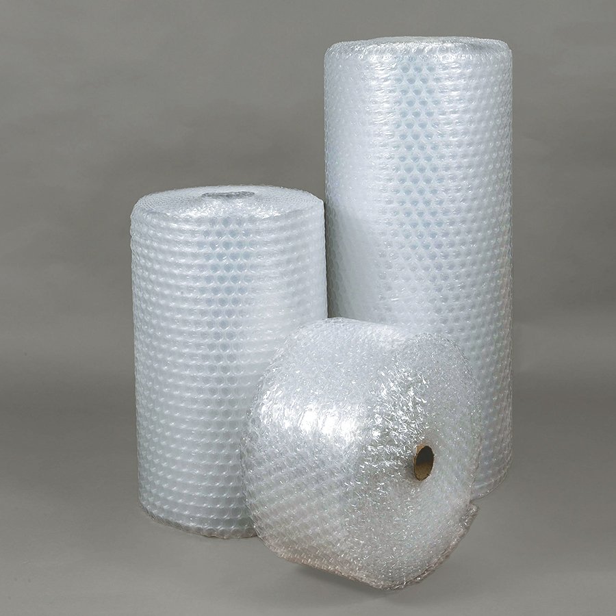 Luftpolsterfolie, gronoppige Polsterfolie und Fllmaterial in Einem