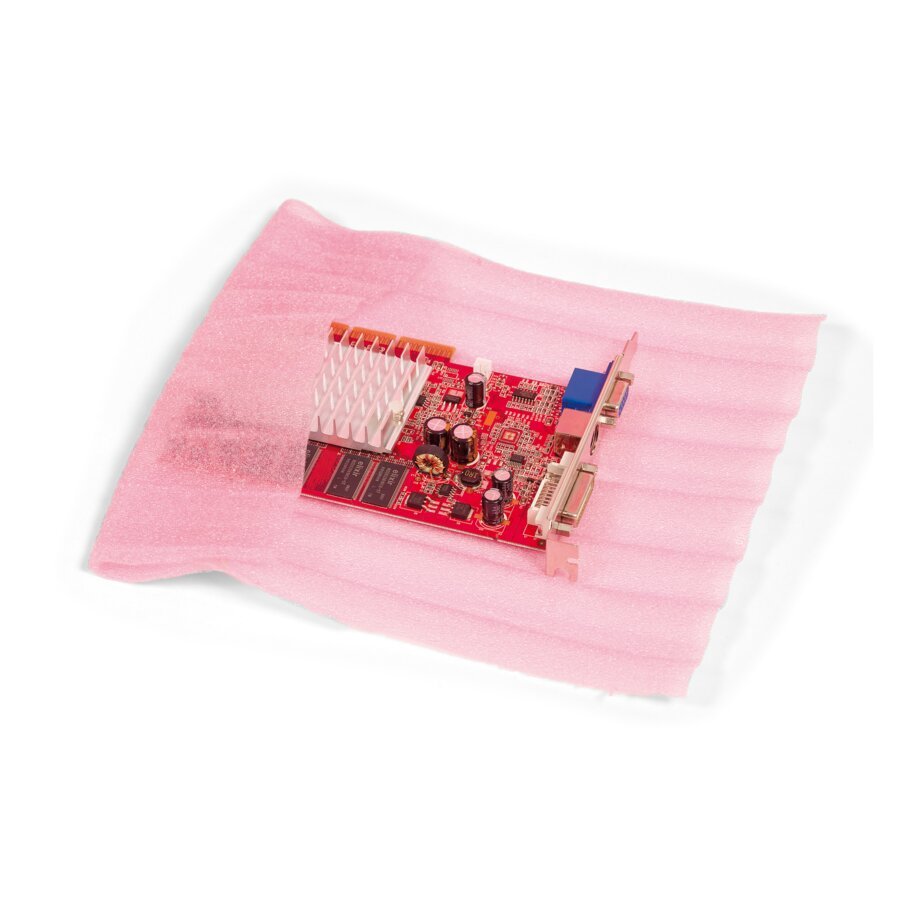 Antistatische Schaumfolie schtzt sicher vor statischer Aufladung