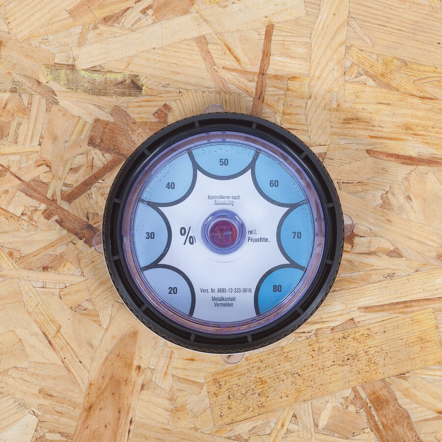 Feuchtigkeits-Kontrollfenster