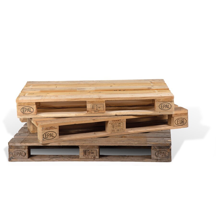 Europaletten sind in drei verschiedenen Ausfhrungen neu, neuwertig oder gebraucht erhltlich