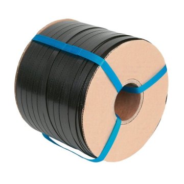 PP-Umreifungsband auf der handlichen Kleinrolle für den mobilen Einsatz