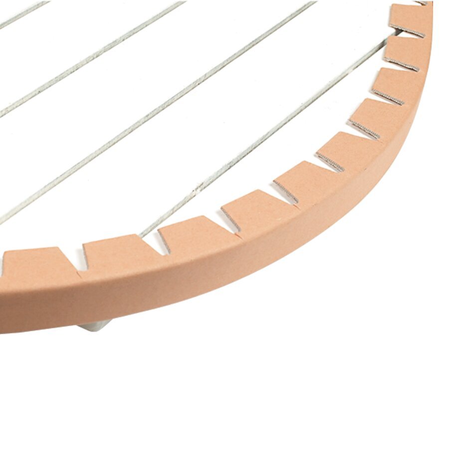 Die flexible Leiste passt sich auch an runde Produkte an Die flexible Leiste passt sich auch an runde Produkte an