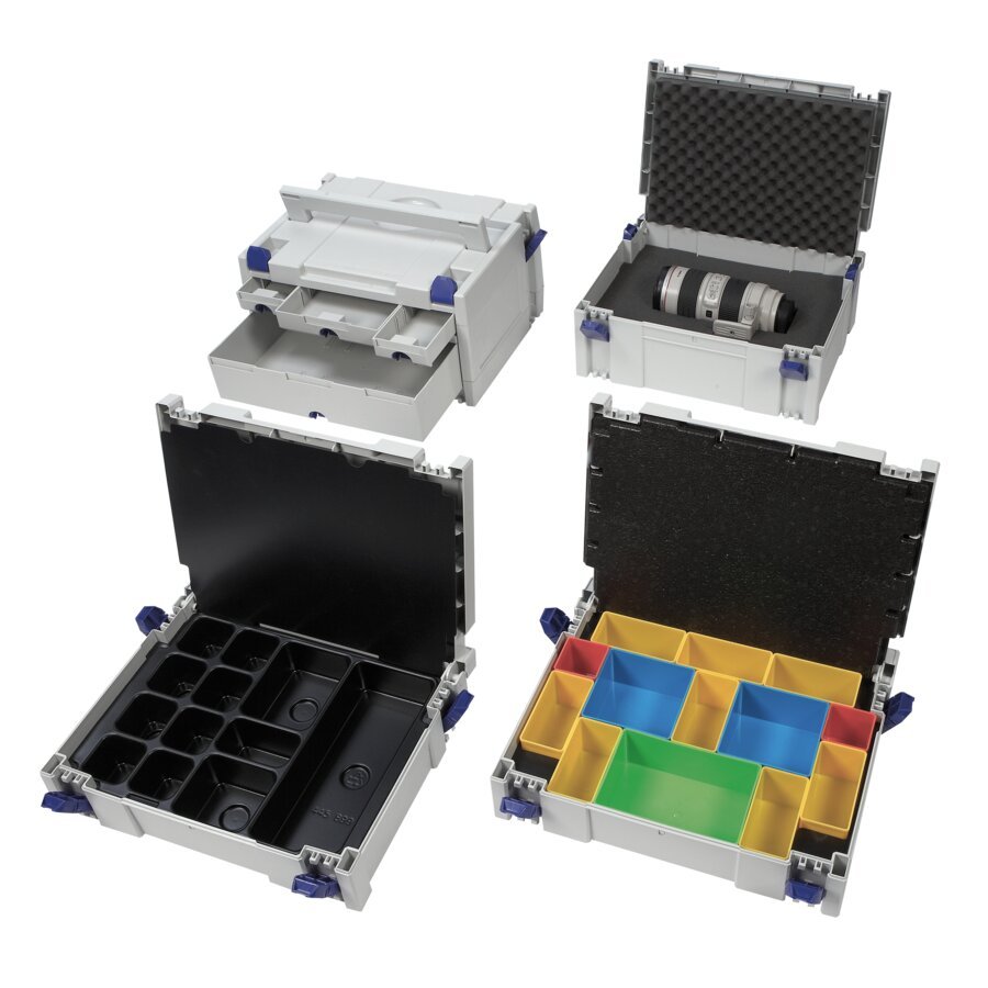 Systainer aus 100% ABS-Kunststoff Systainer aus 100% ABS-Kunststoff