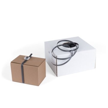 PP-Umreifungsband im Spendekarton