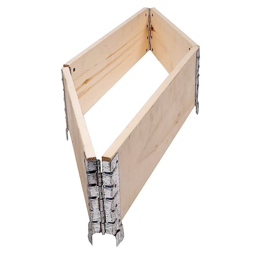 Flachliegend, diagonal gefaltet reduziert sich der Platzbedarf der Rahmenteile um 85% Flachliegend, diagonal gefaltet reduziert sich der Platzbedarf der Rahmenteile um 85%