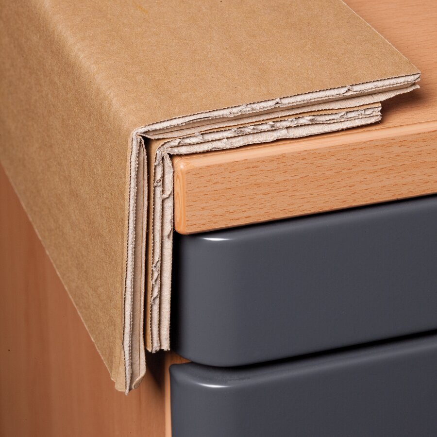 Kantenschutzleisten aus Wellpappe