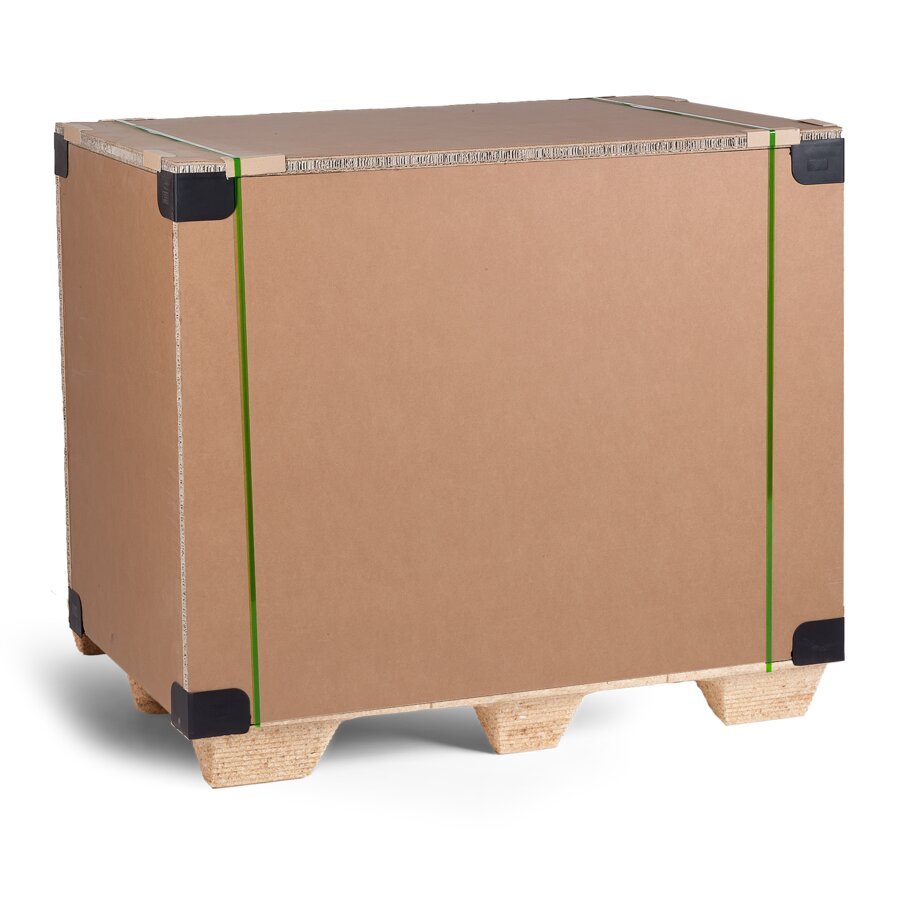NonWood-Exportkiste inkl. Exportpalette als Alternative zu Holzkisten