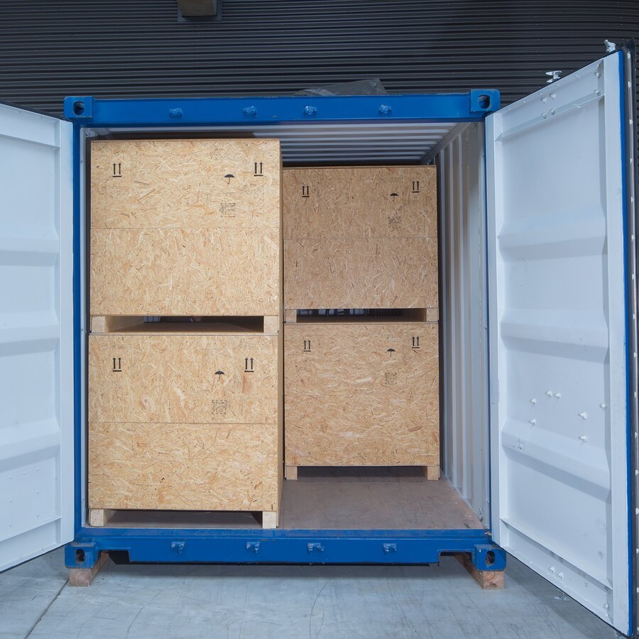 Dank der modulen Abmessungen lassen sich bersee-Container perfekt ausnutzen