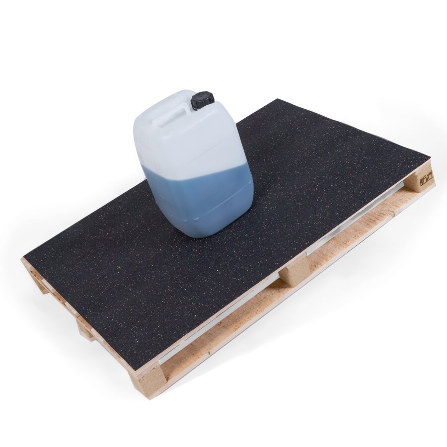 Mit der Gummimatte im praktischen Euroformat wird Ihre Palette im Handumdrehen zum sicheren Ladungstrger