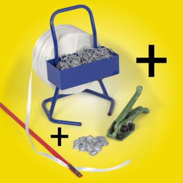 Textil-Umreifungsband + Zubehör Spar-Set