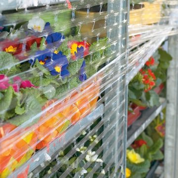 Gelochte Handstretchfolie luftdurchlässig, sehr reißfest und sicher