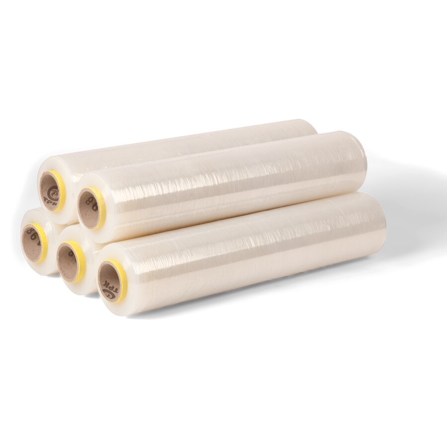 Stretchfolie mit geringen Entsorgungskosten durch reduiertes Abfallvolumen