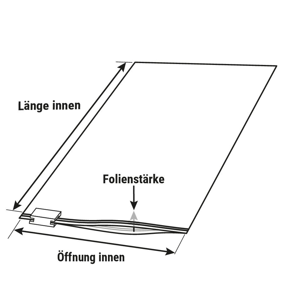 Schiebeverschlussbeutel