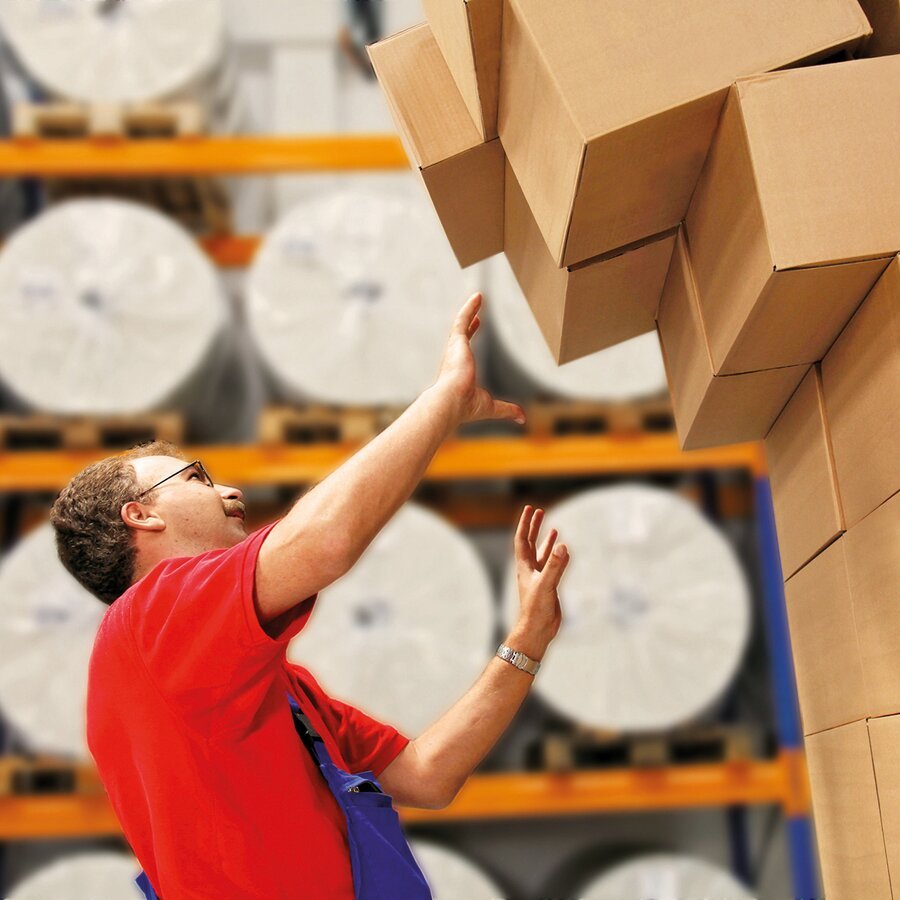 Umstürzende Kartonlagen gehören der Vergangenheit an Umstürzende Kartonlagen gehören der Vergangenheit an