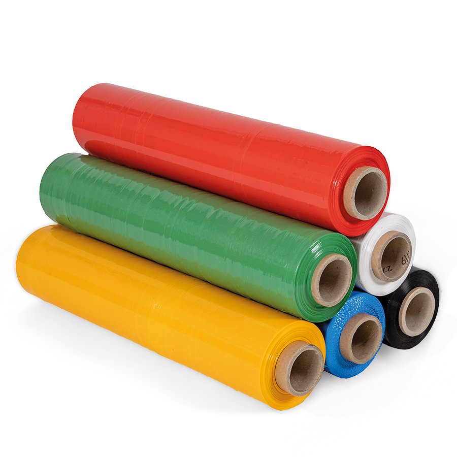 Handstretchfolie farbig bietet optimalen Sichtschutz fr Ihre Produkte