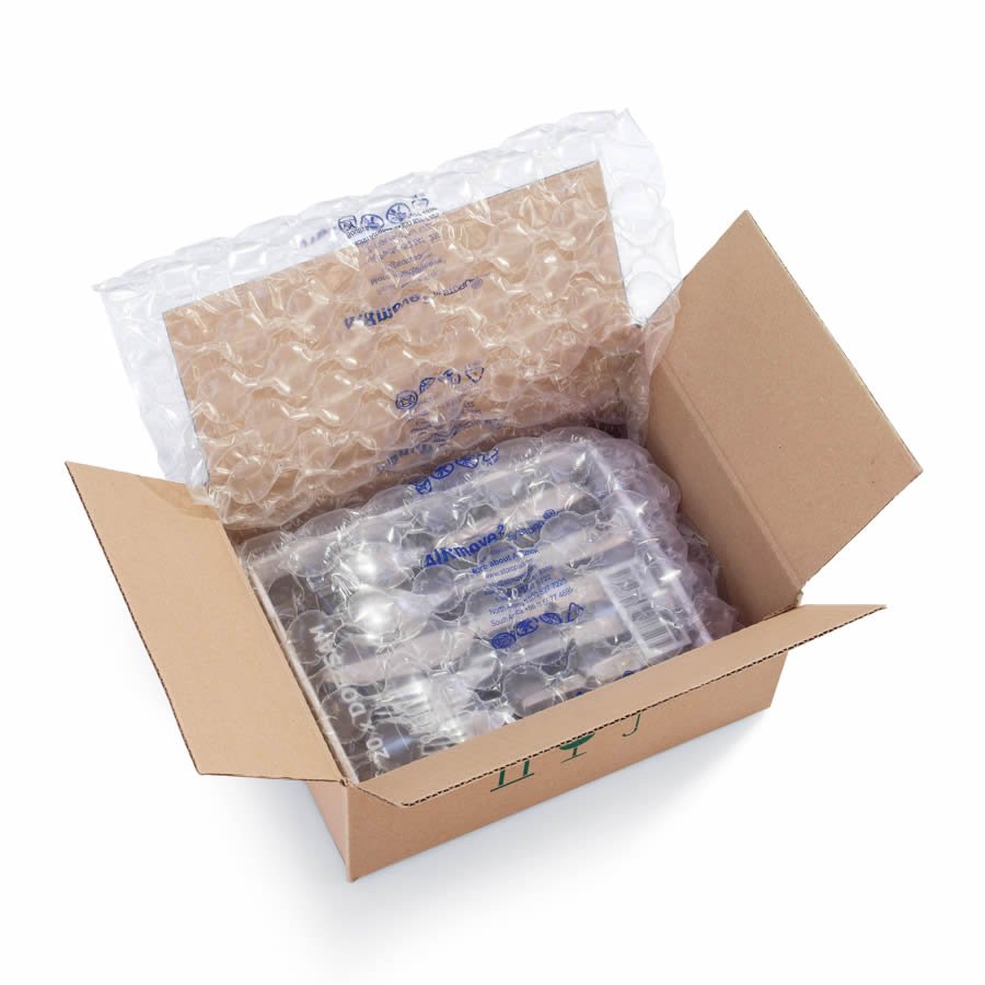 Die Bubble Folie eignet sich hervorragend fr das Einwickeln zerbrechlicher Produkte