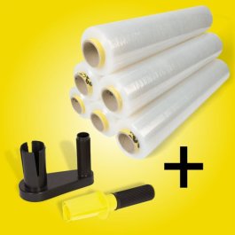 Handstretchfolie Standard + Abroller Spar-Set