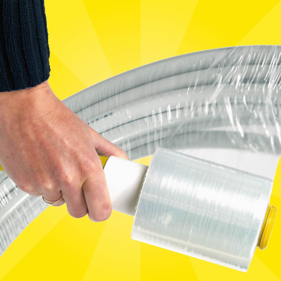 Als Alternative zu Klebeband, z.B. beim Bndeln von langen Gtern und Kabeln