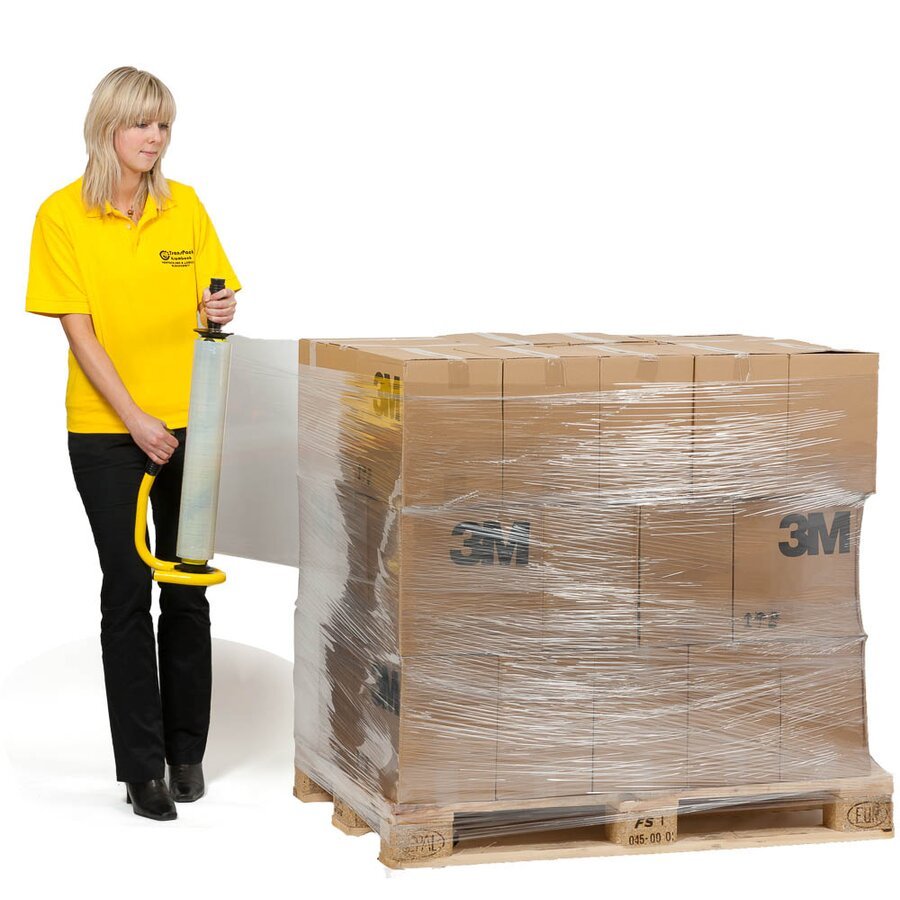 Handlich und leicht zum einfachen Abrollen der Stretchfolie