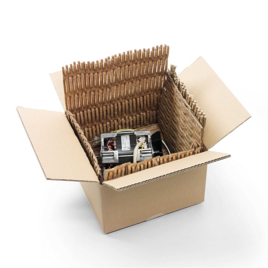 Füllmaterial aus alten Kartonagen mit idealen Polstereigenschaften Füllmaterial aus alten Kartonagen mit idealen Polstereigenschaften