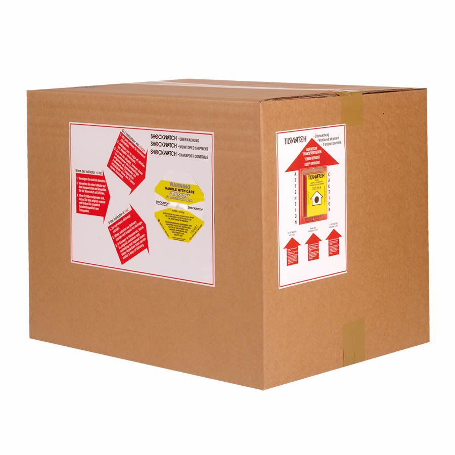 Beispielanwendung Tiltwatch Kippindikator