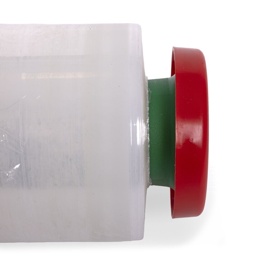 Der �berstand des Abrollers sch�tzt die Folienkante vor Besch�digung