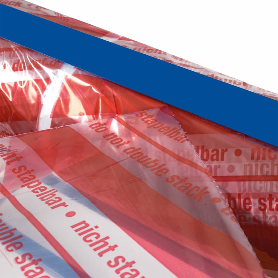 Zum stationren Abreien von perforierten Abdeckfolien